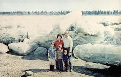 The Kenny's - David, Deborah, Ian, Tristan, Tait Missionaries Postcard
