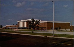 Plymouth High School Wisconsin Postcard Postcard