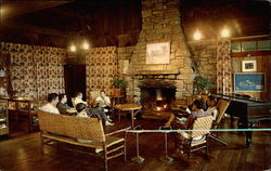 Interior, Abe Martin Lodge Nashville, IN Postcard Postcard