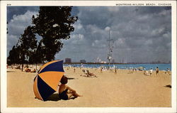 Montrose-Wilson Beach Chicago, IL Postcard Postcard