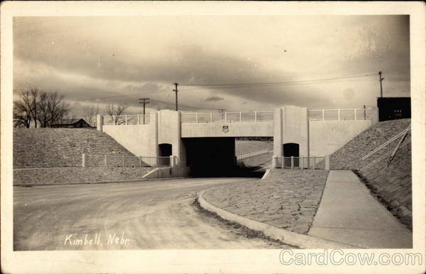 Bridge covering highway Kimball Nebraska