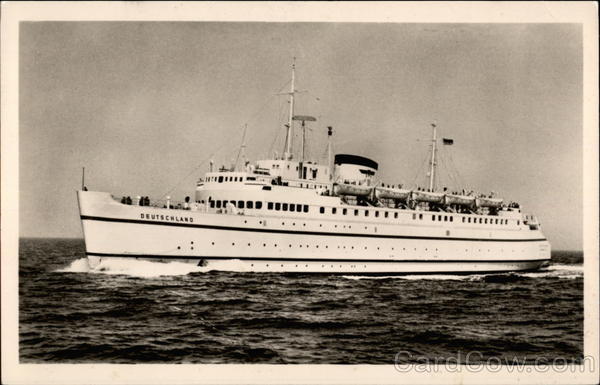 Bundesbahn-Hochsee-Fährschiff Deutschland Boats, Ships
