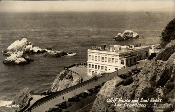Cliff House and Seal Rooks San Francisco California