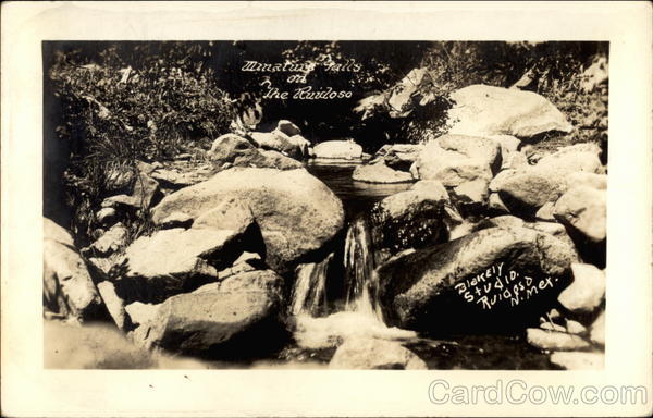 Water Falls at the Ruidoso New Mexico