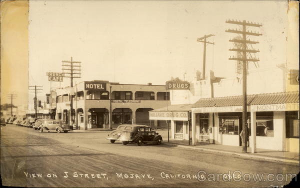 View on J Street Mojave California