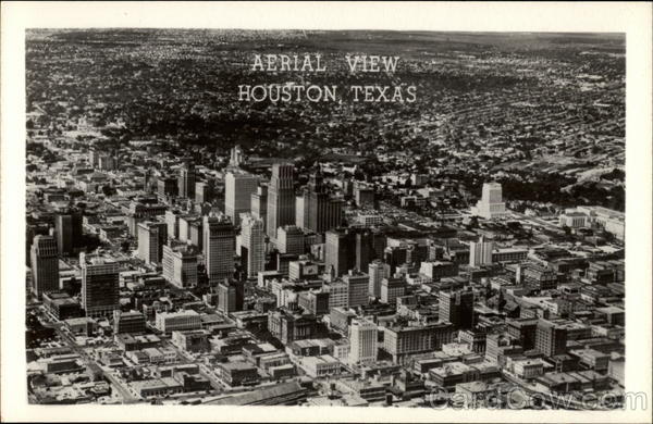Aerial View Houston Texas