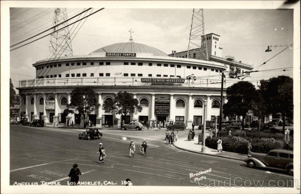 Angelus Temple Los Angeles California