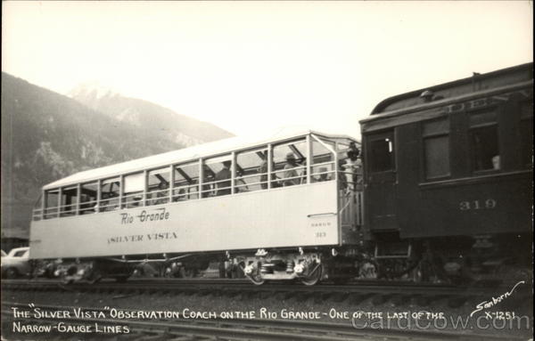 The Silver Vista Observation Coach on the Rio Grande