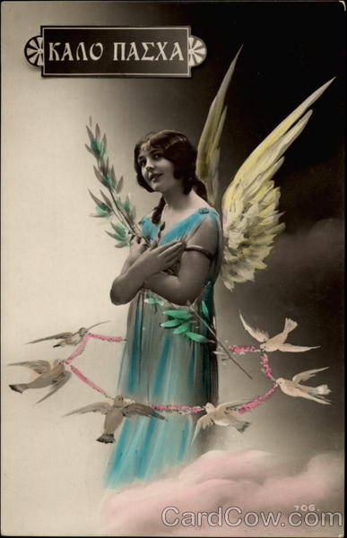 Happy Easter With Angels