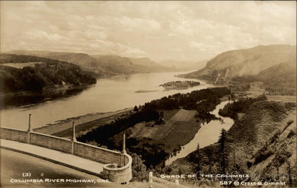 Gorge if the Columbia Columbia River Oregon