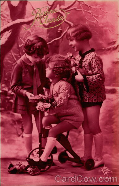 Children with Tricycle, Toys