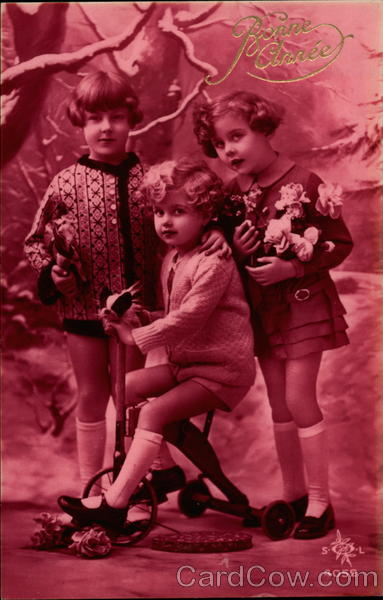 Children with Tricycle, Toys