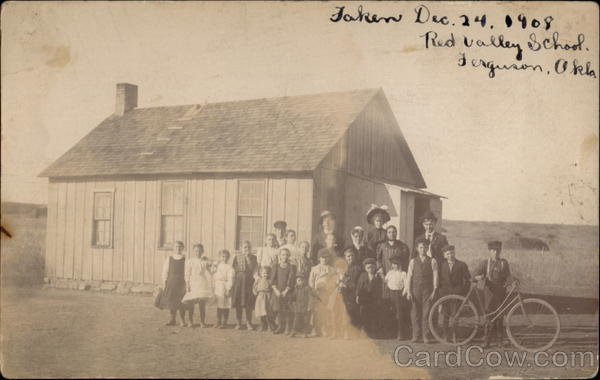 Red Valley School - Ghost Town Ferguson Oklahoma
