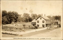 Jordan Boarding House in Greenfield Village Postcard