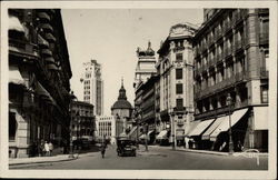 Calle Sevilla - Sevilla Avenue Madrid, Spain Postcard Postcard
