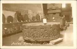 Aztec Sacrificial Stone Postcard