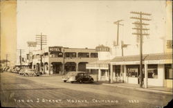 View on J Street Mojave, CA Postcard Postcard