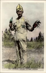 Patsy Henderson, Inimitable Lecturer Carcross, YT Canada Yukon Territory Postcard Postcard