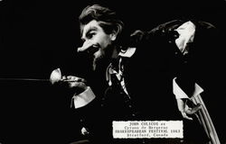 John Colicos as Cyrano de Bergerac Postcard