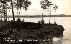 Presque Isle, Lake Superior Marquette, MI Postcard Postcard