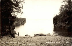 The Cove, Presque Isle. Lake Superior Marquette, MI Postcard Postcard
