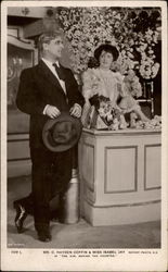 The Girl Behind the Counter Postcard