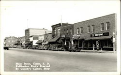 Main Street Custer, SD Postcard Postcard