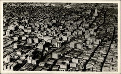 Aerial View of the City Los Angeles, CA Postcard Postcard
