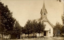 M.F. Church Mancelona, MI Postcard Postcard