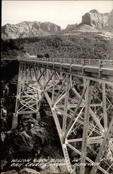 Wilson Gulch Bridge, Oak Creek Canyon Postcard