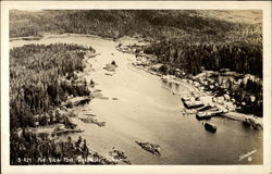 Air View - Fort Alexander Port Alexander, AK Postcard Postcard