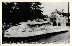 1948 Rose Festival Grand Sweepstakes Postcard