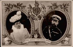 H.M. King George V. and Queen Mary Postcard