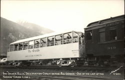 The "Silver Vista" Observation Coach on the Rio Grande Postcard