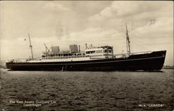 M.S. "Canada" Postcard
