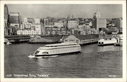 Streamlined Ferry "Kalakala" Postcard