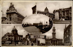 Scenes from the city of Hull United Kingdom Yorkshire Postcard Postcard