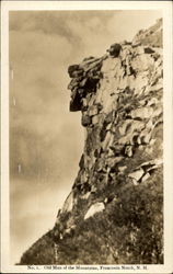 Old Man of the Mountain Franconia, NH Postcard Postcard