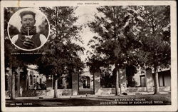 An Estancia House Under the Shade of Eucalyptus Trees Postcard
