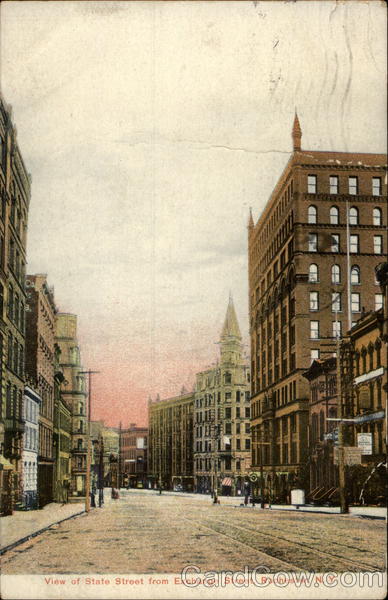 View of State Street from Exchange Street Rochester New York