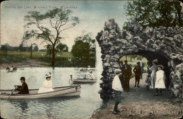Grotto and Lake, Mitchell Park Milwaukee Wisconsin