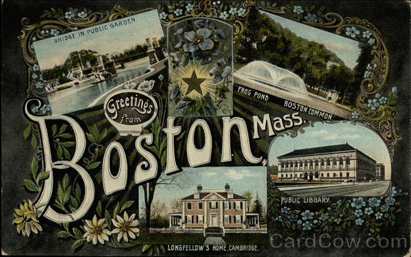 Greetings from Boston Massachusetts