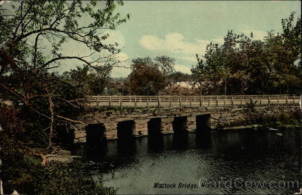 Mattock Bridge, Nemasket River Middleboro Massachusetts