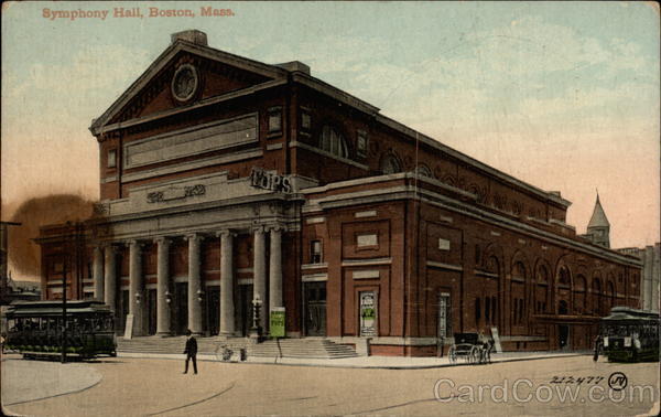 Symphony Hall Boston Massachusetts