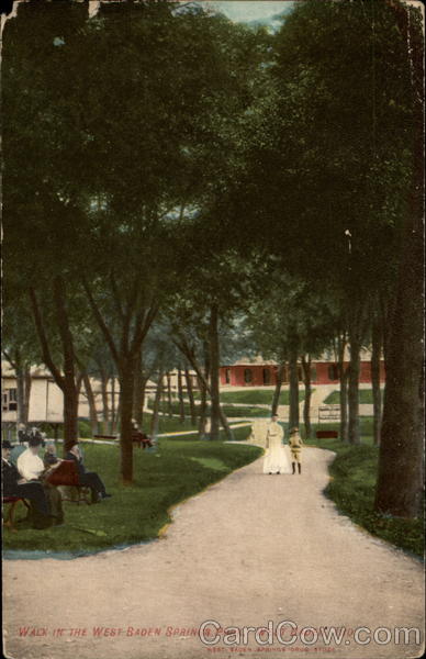 Walk in the West Baden Springs Park Indiana