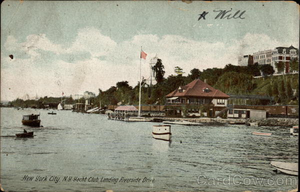 Yacht Club Landing Riverside Drive New York