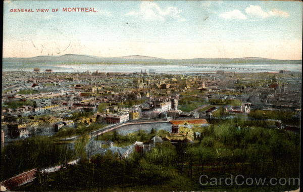 General view of Montreal QC Canada Quebec