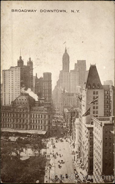 Broadway, Downtown New York