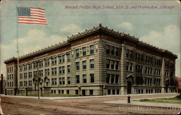 Wendell Phillips High School, 38th St. and Prairie Ave Chicago Illinois