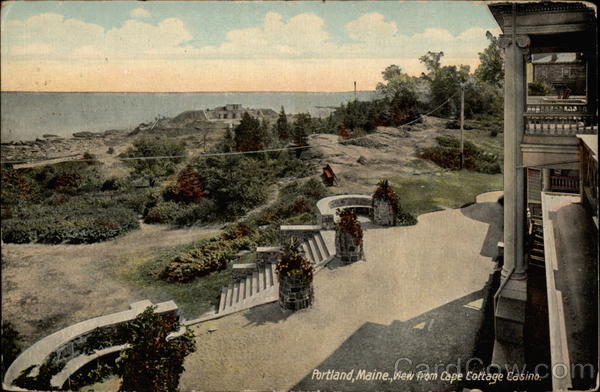 View From Cape Cottage Casino Portland Maine